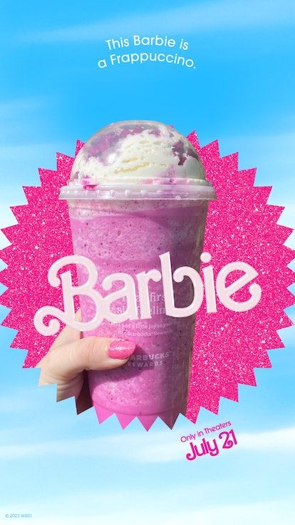 Barbie Frappuccino Starbucks, Barbie Drink Recipe, Barbie Frappuccino, Order At Starbucks, Frappuccino Starbucks, Secret Starbucks Drinks, Daily Review, Free Barbie, Barbie Look