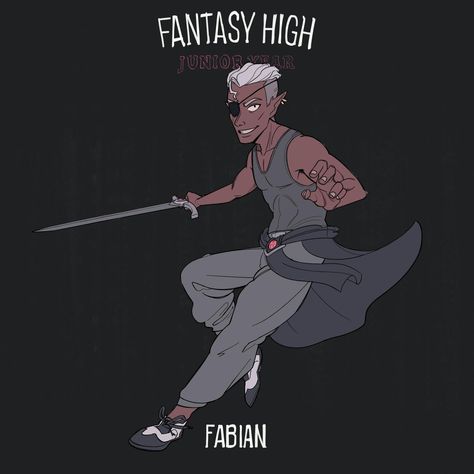 Fabian Seacaster, the capoeira-dancing swash-buckler !⁣ ⁣ #character #photoshop #illustrator #dnd #fantasyhigh #dimension20 #fabian Fabian Seacaster Fanart, Fabian Seacaster, Dimension 20 Fanart, Starstruck Odyssey, Fantasy High, Dnd Funny, Vox Machina, Bad Kids, Dimension 20