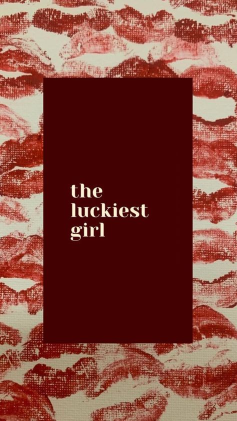 the luckiest girl The Luckiest Girl, Girl Background, Just Girl, Lucky Girl, 2025 Vision, Just Girl Things, Vision Board, Collage, Anime