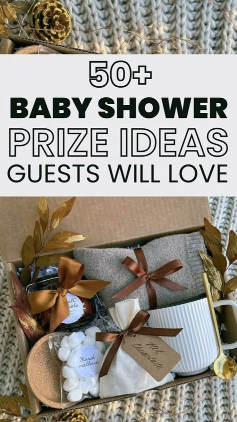 Make your baby shower memorable with prizes that are as thoughtful as they are fun. Discover easy-to-assemble gift ideas, including creative baskets filled with goodies and gift cards for a wide range of interests. Perfect for winners of baby shower games or the lucky draw of a diaper raffle, these prizes are designed to show appreciation to your guests in the most delightful way. Dive into these ideas to find inspiration for prizes that everyone will be excited to win. Gifts For Winners Game Prizes, Baby Shower Game Winner Gifts, Shower Raffle Basket Ideas, Gift Baskets For Baby Shower Prizes, Game Gifts For Baby Shower Prize Ideas, Baby Shower Raffle Basket, Gender Neutral Prizes For Adults, Baby Shower Games Prizes Ideas, Fall Baby Shower Prizes