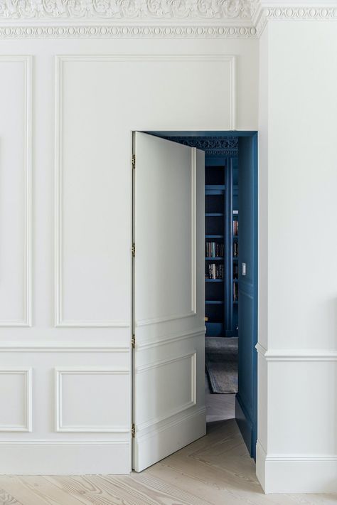 18 Secret Doors You Will Be Inspired To Have! | Laurel Home Jib Door, Hidden Doors In Walls, Bookcase Door, Faux Window, Smart Tiles, Hidden Rooms, Secret Door, Hidden Door, Open Door