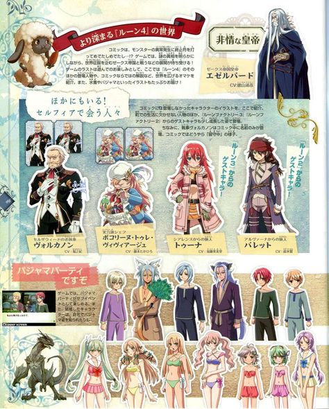 Visuals 7/8 Rune Factory 4, Visual Book, Rune Factory, 2nd Anniversary, Book Release, Runes, Nintendo, Comics, Movie Posters