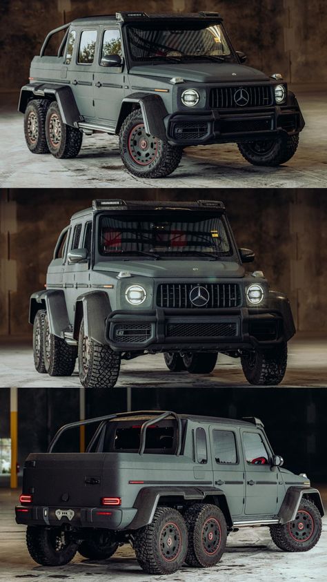 mercedes-benz G-wagon 6X6 $519.999 Mercedes G Wagon 6x6, Mercedes 6x6 Brabus, G Wagon 6x6, Mercedes 6x6, Hot Wheels Truck, G Wagon Mercedes, Mercedes Wagon, Two Door Jeep, Mercedes Benz G Wagon