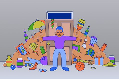 The best way to get rid of all the clutter you don’t need — The Verge Clothing Resale, David Green, Remove Clutter, Buy Nothing, Declutter Your Life, Tech Updates, Cleaning And Organizing, Green Cards, Facebook Marketplace