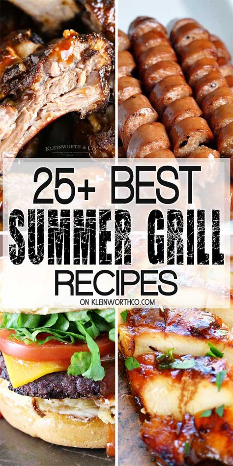 Summer Grill Recipes, Summer Grill, Chicken Grill, Easy Grilling Recipes, Bbq Dinner, Healthy Grilling Recipes, Grilled Meats, Easy Grilling, Grilled Dinner