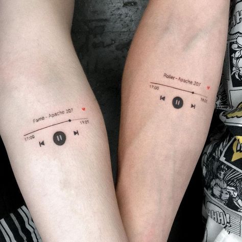 Tato Grunge, Tattoo Ideas Tumblr, Couple Tattoos Unique Meaningful, Best Couple Tattoos, Small Matching Tattoos, Small Couple Tattoos, Cute Couple Tattoos, Relationship Tattoos, Couple Tattoos Unique