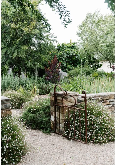 Stone Wall Vegetable Garden, Stone Cottage Garden, Cottage Garden Wall, Stone Wall Planting, Stone Walled Garden, Low Stone Wall Front Yard, Low Stone Wall Garden, Dry Stone Wall Garden Ideas, Low Garden Wall