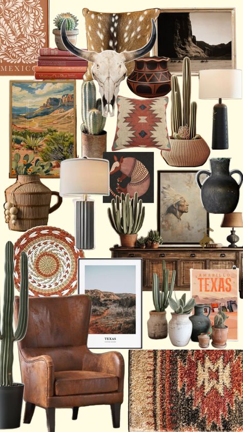 Ranch Style Office Decor, Western Office Inspiration, Western Glam Decor Living Room, Western Theme Office, Maximalist Western Decor, Cozy Western Home, Western Style Apartment, Arizona Aesthetic Decor, Western Themed Office