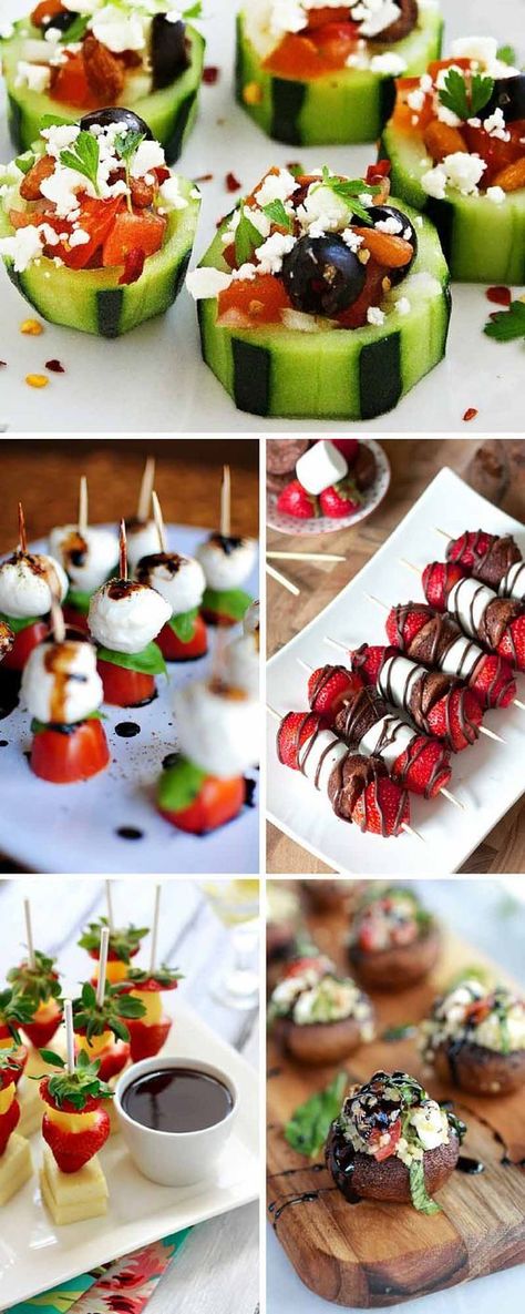 Adorable miniature versions of your favorite dishes, super Instagrammable and too cute to eat. Do not miss these mini wedding food ideas, a trend that's definitely on fleek. Bridal Shower Appetizers, Shower Appetizers, Mini Bites, Bridal Shower Food, Shower Food, בר מצווה, Snacks Für Party, Bridal Brunch, Party Food Appetizers