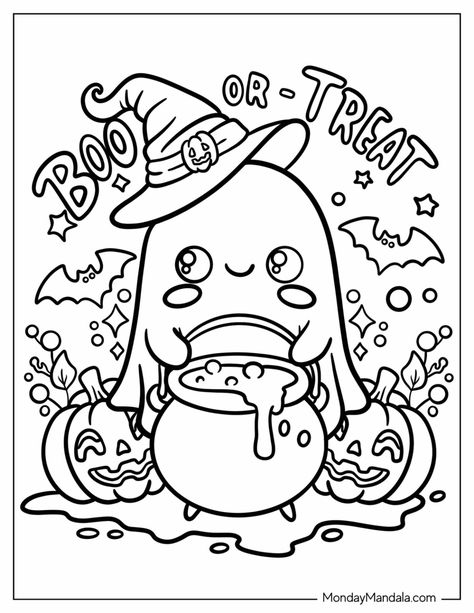 20 Trick-Or-Treat Coloring Pages (Free PDF Printables) Colouring Pictures Printables Halloween, Kids Coloring Pages Halloween, Charlie Brown Halloween Coloring Pages, Spooky Coloring Pages Free Printable, Halloween Coloring Pages Preschool, Halloween Coloring Book Pages, October Coloring Pages For Adults, Free Halloween Coloring Pages For Preschool, Preppy Halloween Coloring Pages