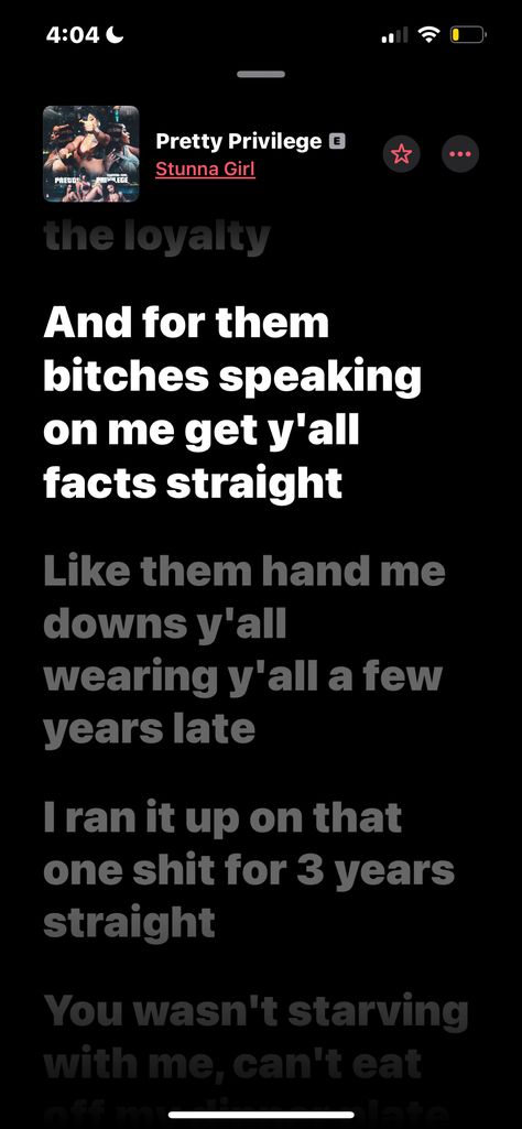 Wallpaper Quotes Laptop, Im Her Quotes, Lyric Tweets, Best Rap Lyrics, Rap Song Quotes, Lyrics From Songs, Quotes About Music, Relatable Lyrics, Good Insta Captions