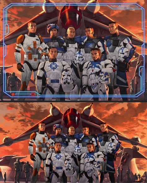 The 501st Fanart, Echo Clone Wars Fan Art, Clone Trooper Design, Star Wars Clones Fan Art, Hardcase Clone Wars, Star Wars Clone Troopers Art, Clone Wars Echo, Clone Trooper Fanart, Starwars Clone Wars