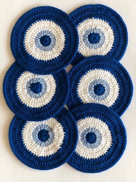 Crochet Coasters Free Pattern, Crochet Coaster Pattern, Crochet Humor, Crochet Coaster, Crochet Business, Gift Housewarming, Unusual Gift, Creation Couture, Diy Crochet Projects