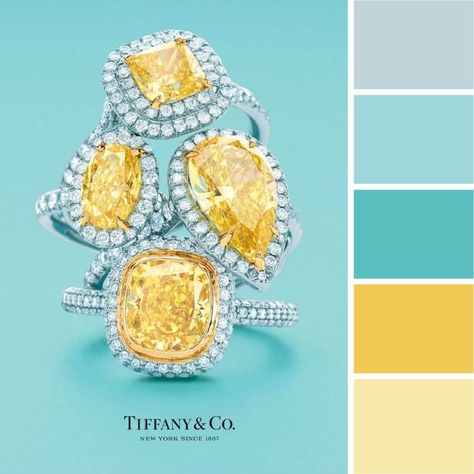 Tiffany Blue Color, Turquoise Color Palette, Yellow Palette, Color Palette Yellow, Spring Color Palette, Color Schemes Colour Palettes, Color Palette Pink, Yellow Bedroom, Yellow Turquoise