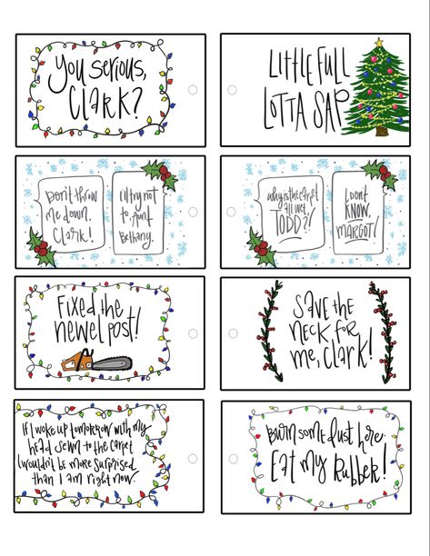 Christmas Vacation Movie Quotes, Kindness Elf, Elf Movie Quotes, Christmas Vacation Party, Christmas Vacation Quotes, Christmas Vacation Movie, Vacation Movie, Free Printable Quotes, Elf Movie