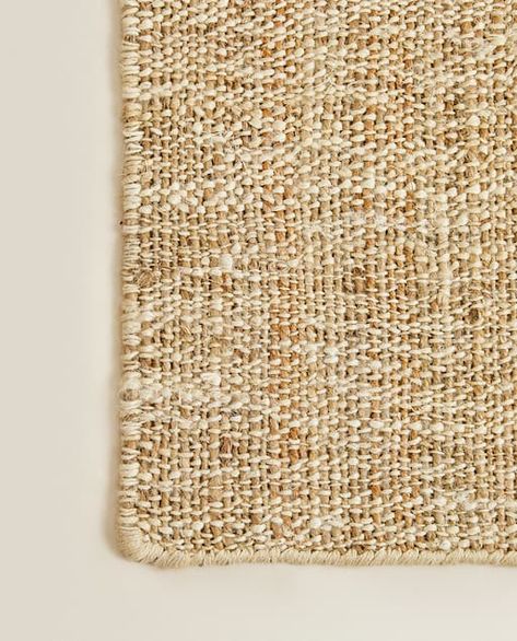 Image 3 of the product JUTE RUG Zara Home Rugs, Switzerland Apartment, Ikea Jute Rug, Jute Rug Bedroom, Soft Jute Rugs, Mallorca Home, Chunky Jute Rug, Wisteria Cottage, Beach House Room