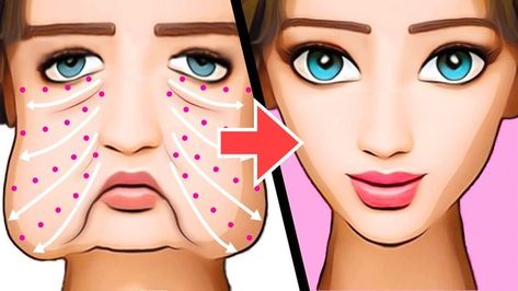 12mins Full Face Lift Massage For Beginners! Get Younger Glowing Skin, Anti-Aging - YouT… in 2022 | Face massage techniques, Face yoga facial exercises, Face lift exercises