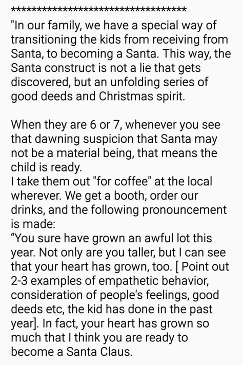 If your kid stops believing in Santa this year... - Album on Imgur Uppfostra Barn, Parenting Done Right, Parenting 101, Future Mom, Future Family, How To Turn, Raising Kids, Family Traditions, Wonderful Time Of The Year