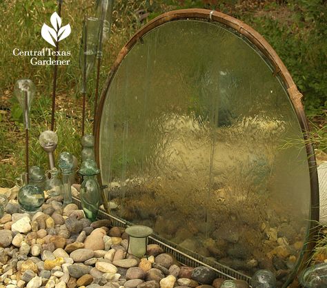 table top water fall Elayne Lansford on Central Texas Gardener Recycled Table, Water Fountain Design, Diy Water Feature, Taman Air, Garden Water Fountains, Diy Garden Fountains, Diy Fountain, Fountain Design, Garden Crafts Diy