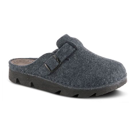 Step into style with these Flexus by Spring Step Clogger women's slippers. Click this FOOTWEAR GUIDE to find the perfect fit and more! SHOE FEATURES Wool felt keeps your feet warm Finished with a modified saw tooth outsoleSHOE CONSTRUCTION Wool, synthetic upper Felt lining Manmade outsoleSHOE DETAILS Round toe Slip-on 1.5-in. heel 1-in. platform Spot clean Imported Size: 36. Color: Navy. Gender: female. Age Group: adult. Spring Step Shoes, Platform Clogs, Women's Slippers, Clogs Shoes, Womens Clogs, Spring Shoes, Womens Slippers, Nice Shoes, Mule