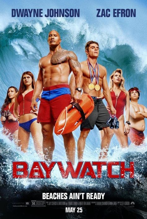 #therock #beach #movie Bay Watch Movie, Mitch Buchannon, Baywatch Theme, Zac Efron Baywatch, The Rock Movies, Dwayne Johnson Movies, Alexander Daddario, Gerard Butler Movies, Baywatch Movie