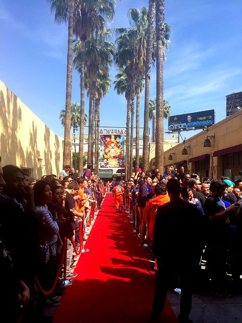 Dragon Ball Z: Resurrection F World Movie Premiere in Hollywood | Red Carpet Systems. For more information about movie premiere production services, go to http://www.redcarpetsystems.com/movie-premieres-in-los-angeles-nyc/ Hollywood Premiere Aesthetic, Movie Premier Aesthetic, Red Carpet Pictures, Los Angeles Manifestation, Film Premiere Aesthetic, Red Carpet Astethic, Movie Vision Board, Movie Production Aesthetic, Hollywood Red Carpet Aesthetic