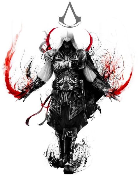 Assassins Creed Tattoo, Assasing Creed, Creed Wallpaper, Assassin's Creed Ezio, Assassin's Creed Wallpaper, Assassins Creed 2, All Assassin's Creed, Assassins Creed Artwork, Ezio Auditore