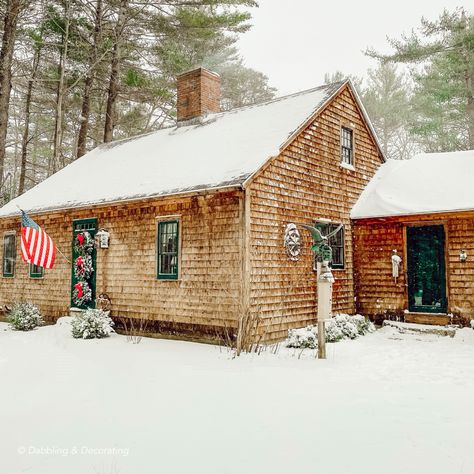 Join me the day after the Nor’easter at our Maine cottage from the Nubble lighthouse to our backyard. #cottage #maine #newengland #winter #snowstorm #cabinporn #cabininthewoods Quaint House, Cozy Wallpaper, Nubble Lighthouse, New England Cottage, Maine Homes, New England Winter, England Winter, Backyard Cottage, Maine Cottage