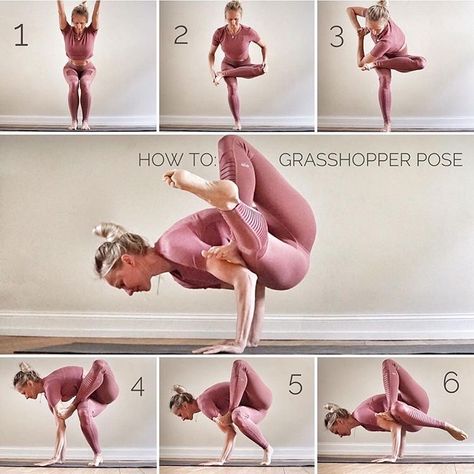 Grasshopper Pose, Hip Flexibility, Arm Balance, Yoga Goals, Yoga Inspo, Arm Balances, Yoga Posen, Yoga Stretching, Yoga Love