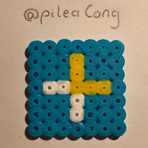 Txt Perler Beads, K Pop Perler Beads, Kpop Perler Bead Patterns, Kpop Perler Beads, Txt Pixel Art, Stuff To Make When Bored, Pyssla Ideas, Txt Album, Melty Bead Designs