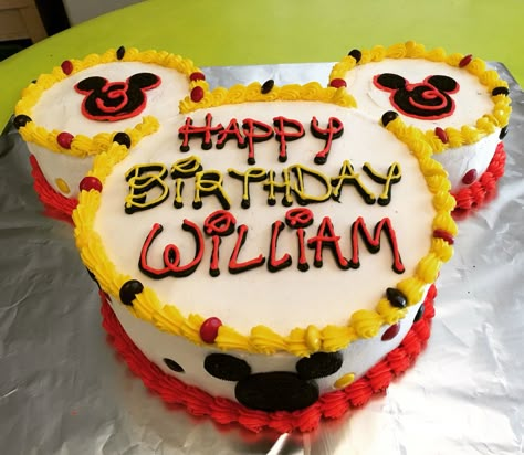 Mickey Mouse Theme Birthday Cake, Twodooles Birthday Cake, Mickey Mouse Shaped Cake, Mickey Mouse Oh Twodles Cake, Mickey 2nd Birthday Cake, Mickey Mouse Themed Cake, Twodoodles Birthday Cake, Mickey Cake Ideas, Mickey Mouse 3rd Birthday Cake