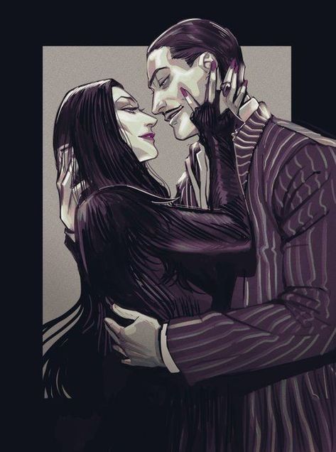 Morticia Gomez Addams, Addams Family 1991, Morticia Gomez, Morticia And Gomez Addams, Morticia And Gomez, Addams Familie, Gomez And Morticia, Alternative Comics, Addams Family Wednesday