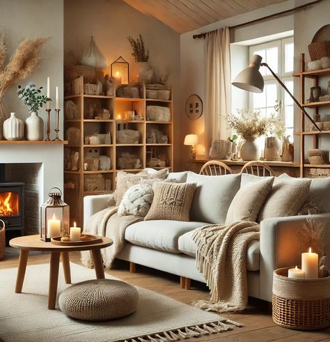 Continuing the topic of interior styles, today we will talk about the Hygge style, which has become popular due to its concept of coziness and warmth. This word came from Denmark and encompasses concepts like comfort, home warmth, and enjoying the simple pleasures of life. The Hygge style has its roots in Scandinavian culture and life philosophy, and it gained widespread recognition in 2016 thanks to the book “The Little Book of Hygge” by Meik Wiking, which introduced the world to this co... Meik Wiking, Hygge Apartment, Hygge Interior Design, Hygge Interior, Hygge Living Room, Scandinavian Culture, Hygge Aesthetic, Comfort Home, Hygge Living