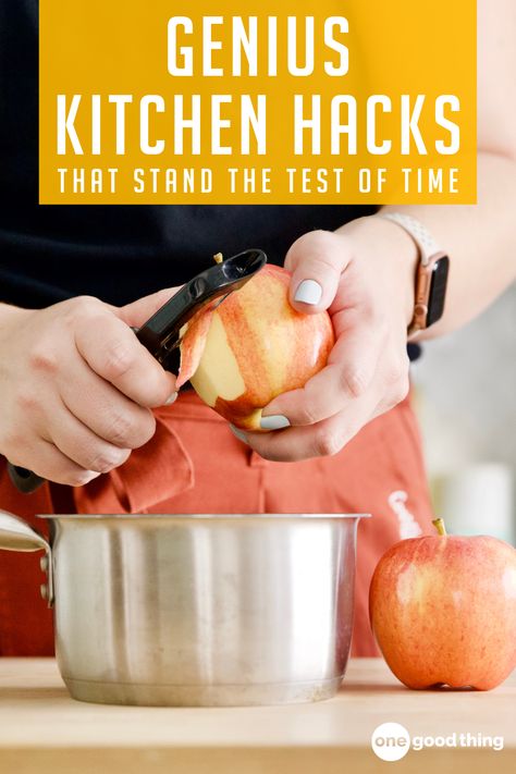 Kitchen Hacks Cooking, Appliance Storage, Kitchen Appliance Storage, One Good Thing By Jillee, Cooking Tricks, Kitchen Tips And Tricks, Kitchen Skills, Cooking Tips And Tricks, Natural Kitchen