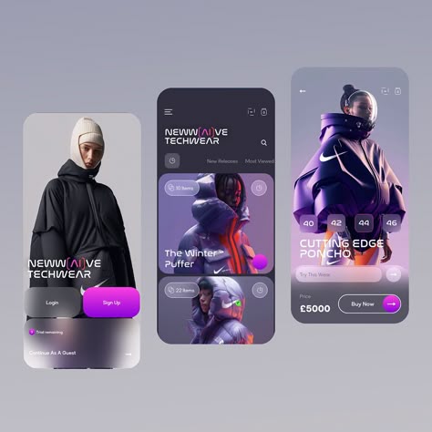 New(ai)ve Web Landing Ui Design Concept :: Behance Gaming Ui Design, Mobile Site Design, Web Landing Page, Mobile Website Design, Best Ui Design, Concept Web, Designer Website, Mobile App Design Inspiration, Ui Ux Designer