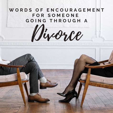 This article provides examples of encouraging words to say to a parent, daughter, son, relative, or friend going through a divorce or breakup. This includes prayers and quotes for separated couples to help them overcome the pain. Encouraging Words For Friends, Inspirational Divorce Quotes, Getting Over Divorce, Separation Quotes, How To Comfort Someone, Going Through Divorce, Quote Friends, Encourage Friend, After A Divorce