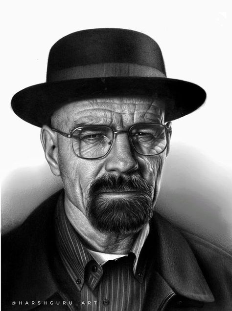 Portrait Hyper Realism, Hyper Realistic Portraits, Hyper Realistic Drawings Black And White Portraits, Hyper Realistic Drawings Reference, Famous Portraits Photography, Celebrity Portrait Tattoo, Hyper Realism Drawing, Walter White Art, Famous People Drawings