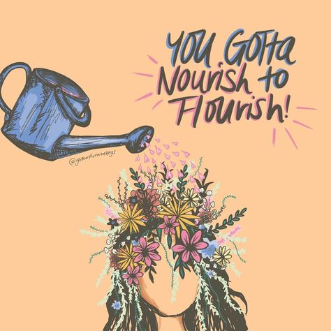 Growth Mindset | Selfcare on Instagram: “We have to nourish our mind and self with love, knowledge and kindness so that we can truly flourish! 🌱🌸💜💗🌻 One of my biggest struggles…” Nourish To Flourish, Mental Health Awareness Week, Vera Bradley Patterns, Manifesting Vision Board, Healthy Advice, Creativity Quotes, Healthy Mindset, Le Respect, September 10