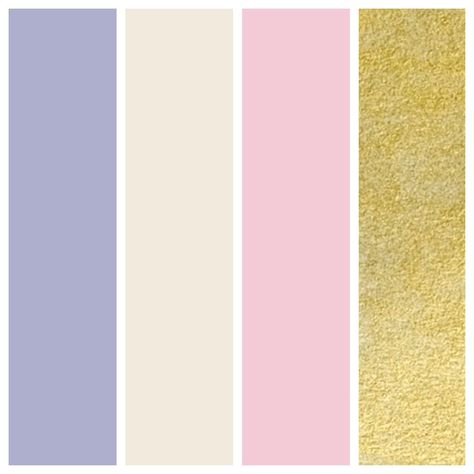 Wedding color palette: dusty lilac, cream, tea rose, and gold. yes. Lilac Color Palette, Bedroom Ideas Pink, Violet Color Palette, Cream Color Scheme, Wedding Color Pallet, Dusty Lilac, Gold Color Palettes, Gold Color Scheme, Gold Wedding Decorations