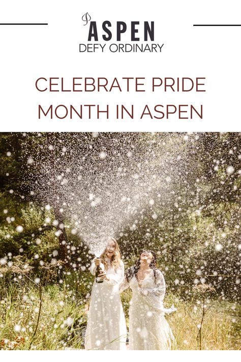 Pride Month in Aspen is a time to come together as a community and celebrate diversity, inclusion, and love. This June come celebrate a month of love in Aspen, Colorado while you’re immersed in our beautiful surroundings, arts & culture scene, outdoor activities, and a plethora of Pride events to keep the festivities going all month long. Here are the best ways to celebrate pride month and LGBTQ+ in Aspen during the month of June. Month Of Love, Diversity Inclusion, Month Of June, Celebrate Diversity, Aspen Colorado, Pride Month, Come Together, Aspen, A Month