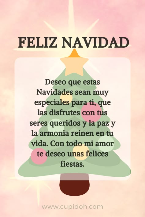 En este post encontrarás un montón felicitaciones navideñas con dedicatorias emotivas y especiales para estas fechas. Hay muchas para elegir, seguro que encuentras una que sea de tu agrado. Envía una felicitación de Navidad a las personas que quieres estas Navidades 🙂 Espero que te gusten y que las compartas. #feliznavidad #merryxmas #felicesfiestas Spanish Christmas Cards, Christmas Card Sayings, Spanish Christmas, Happy New Year 2018, Inspirational Quotes About Success, Christmas Blessings, Card Sayings, Christmas Brunch, Christmas Messages