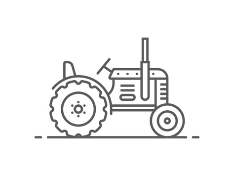 Great work from a designer in the Dribbble community; your best resource to discover and connect with designers worldwide. Cute Tractor Drawing, Tractor Outline Tattoo, Fine Line Tractor Tattoo, Tiny Tractor Tattoo, Tractor Tatoos, Tractor Line Drawing, Simple Tractor Tattoo, Simple Tractor Drawing, Small Tractor Tattoo