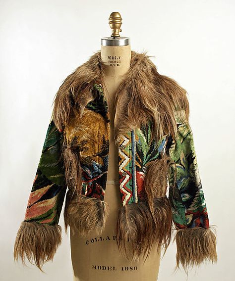 Attributed to Kenzo Takada  (Japanese, born 1939)  Retailer: Jungle Jap Date: 1970–72 Kenzo Takada 1970s, Quirky Clothing, Kenzo Takada, Retro Suits, Fashion Decades, Fashion 1970s, Sixties Fashion, 1970s Fashion, School Photos