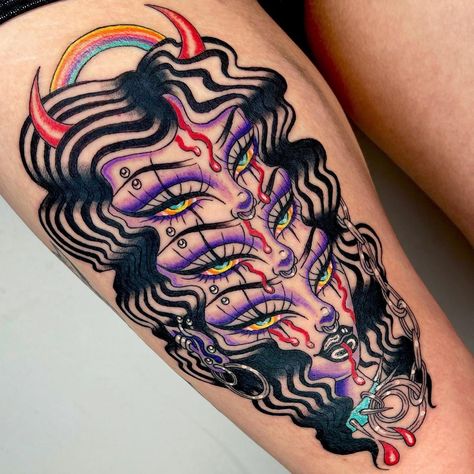 Trippy Arm Sleeve Tattoo, Psychodelisch Art, Alex Tattoo, Sorry Mom Tattoo, Colour Tattoo For Women, Strong Tattoos, Airbrush Tattoo, 13 Tattoos, Clever Tattoos