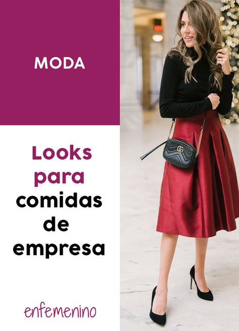 Las mejores ideas de looks para deslumbrar en cualquier comida de empresa. #fashion #comidas Outfit Cena Navidad, Outfit Para Fiesta Casual, Outfit Cena, Outfit Navidad, Funny Jobs, Fiesta Outfit, Outfit Mujer, Formal Outfit, Office Outfits