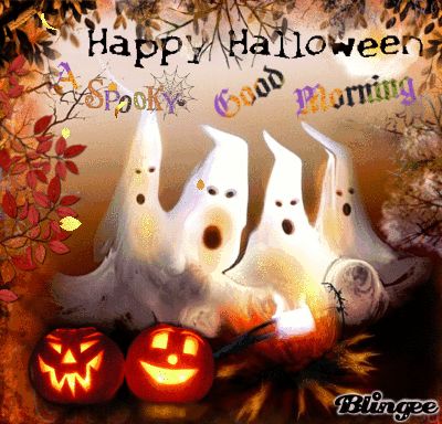 Halloween Good Morning Quotes, Spooky Good Morning, Snoopy Friday, Happy Birthday Halloween, Autumn Gif, Happy Halloween Gif, Happy Mask, Animated Pumpkins, Happy Halloween Quotes