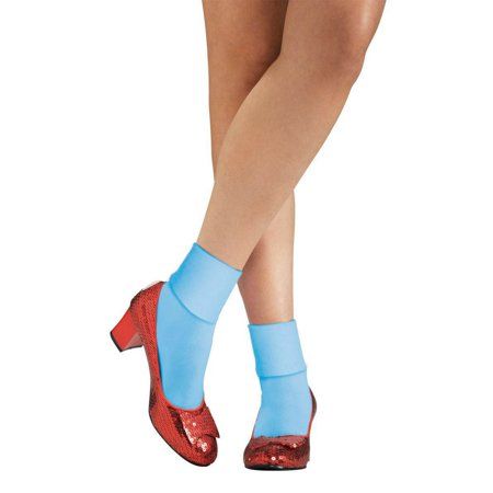 Wizard Of Oz Musical, Heeled Slippers, Wizard Of Oz Dorothy, Ruby Red Slippers, Sequin Heels, Ruby Slippers, Short Heels, Halloween Costume Accessories, Socks And Heels