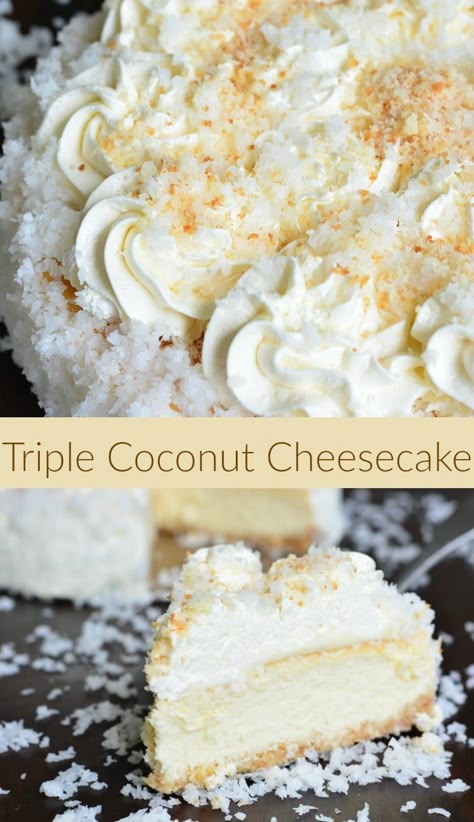 Coconut Cheese, Coconut Cream Cheese, Coconut Cream Cheese Frosting, Coconut Cookie, Yummy Cheesecake, Coconut Dessert, Coconut Cheesecake, Coconut Desserts, Pie Pie