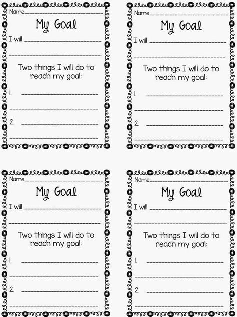 Fifth Grade Freebies: Goal! Helping Students Set and Reach Goals goal setting #goal Student Goal Setting, Focus Walls, Writing Rubrics, Goal Setting For Students, Visible Learning, Classroom Goals, Exit Slips, Reach Goals, Goal Setting Template