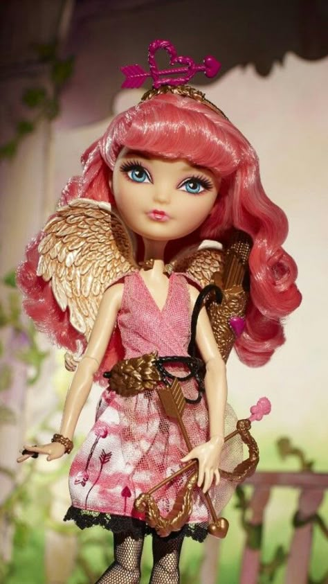 ♡ C A Cupid basic Ever After High doll C A Cupid Ever After High Aesthetic, Everafter High Cupid, Cupid Ever After High, Ca Cupid Ever After High, Cupid From Monster High, Cupid Doll, Ever After High Dolls Cerise Hood, Lizzie Hearts, School For Good And Evil